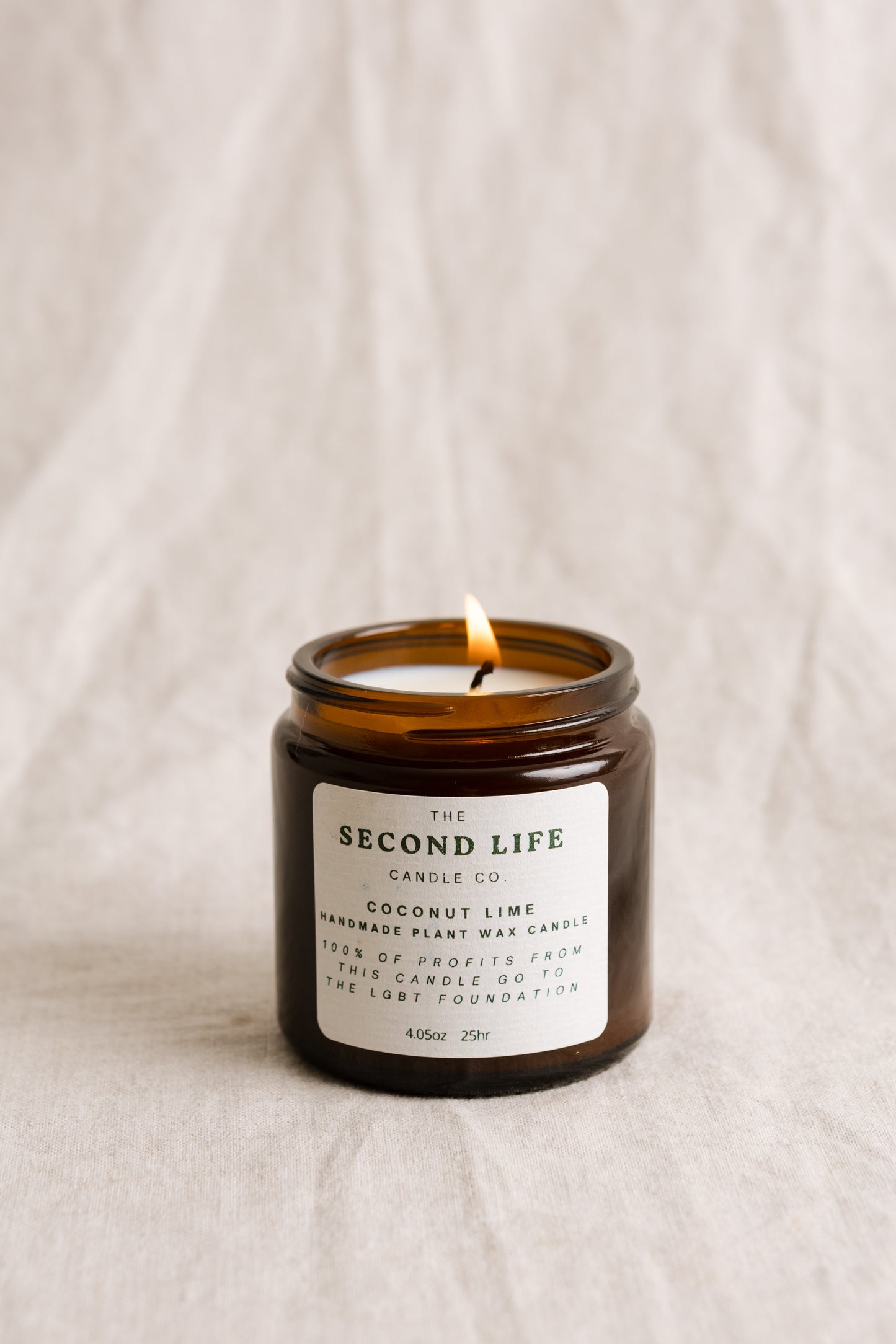 LGBT Foundation Charity Candle - Coconut and Lime