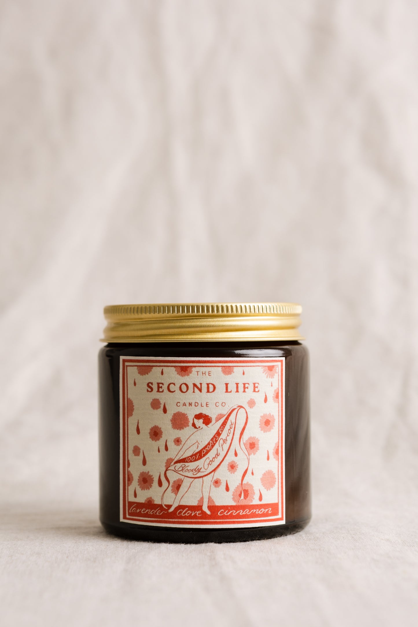 Bloody Good Period Charity Candle - Cinnamon, lavender, & clove